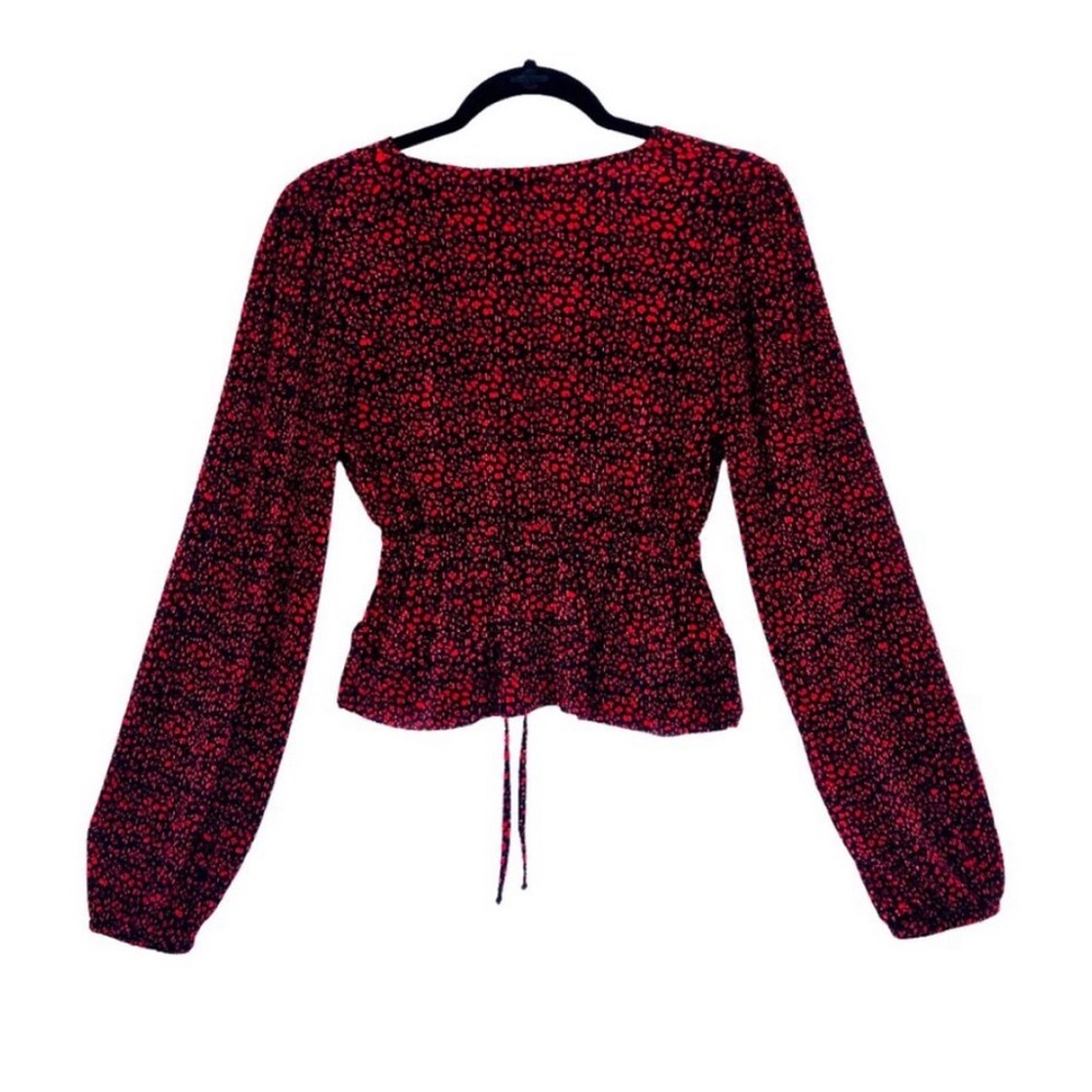 Zara Plisse Pleated Top